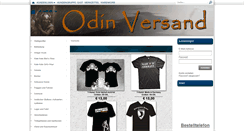 Desktop Screenshot of odin-versand.de